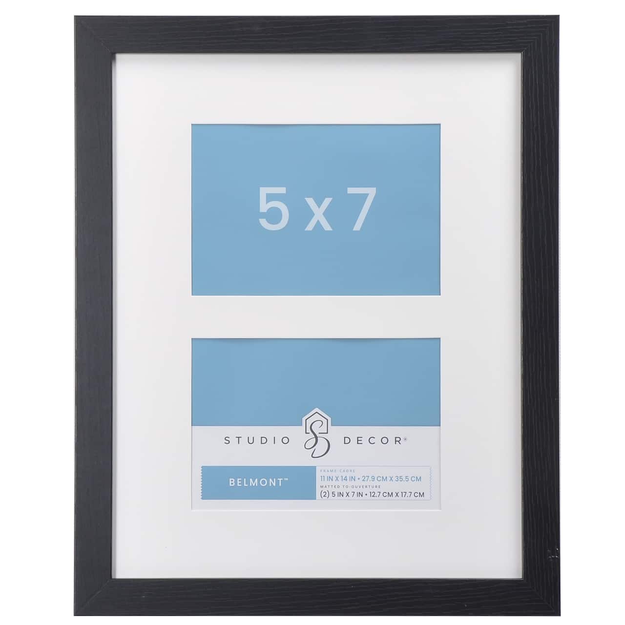 6 Pack: 2 Opening 5" x 7" Belmont Frame by Studio Décor®